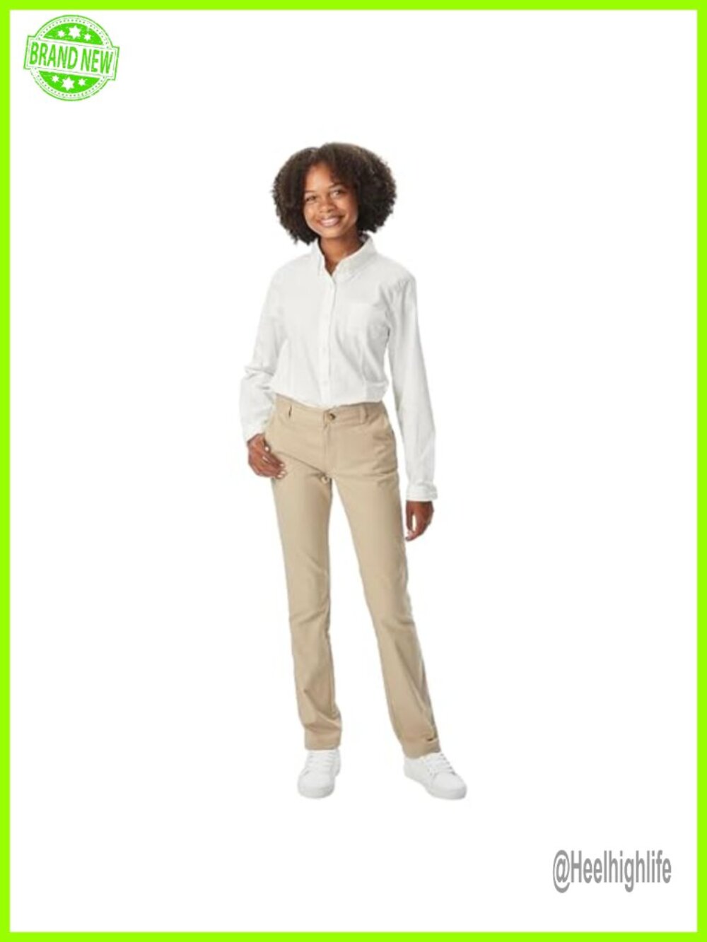 Straight Fit Stretch Twill Pant Uniform Chino